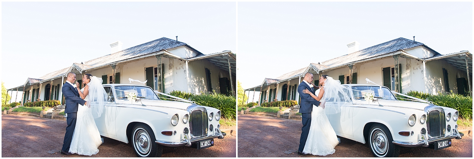 Sydney Wedding Photographer, Wedding Car, Bridal Couple