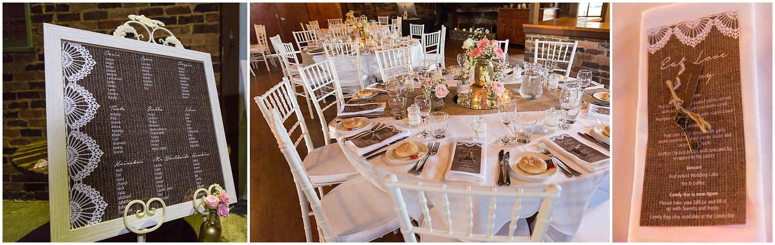 Sydney Wedding Photographer, Seating Chart, Table Detail