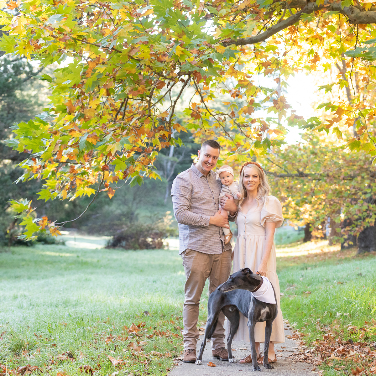 Fur baby family session 